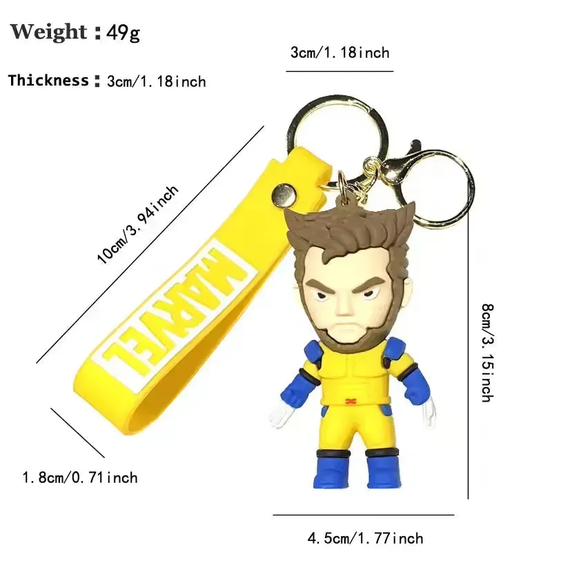 Deadpool & Wolverine Buddies Keychain