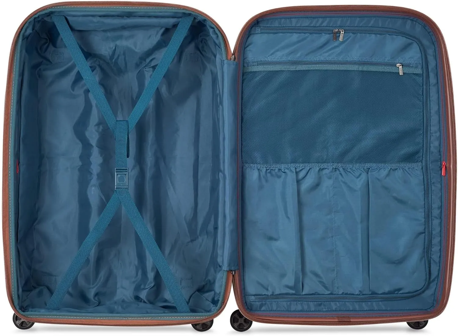 DELSEY PARIS Carrousel Hardside Expandable Luggage with Spinner Wheels, Graphite, Checked-Large 28 Inch