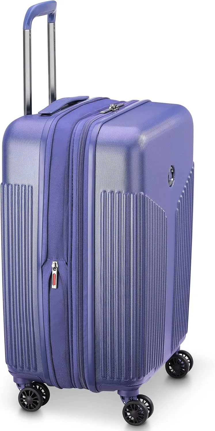DELSEY PARIS Comete 3.0 Hardside Expandable Luggage with Spinner Wheels, Lavender, Carry-on 20 Inch