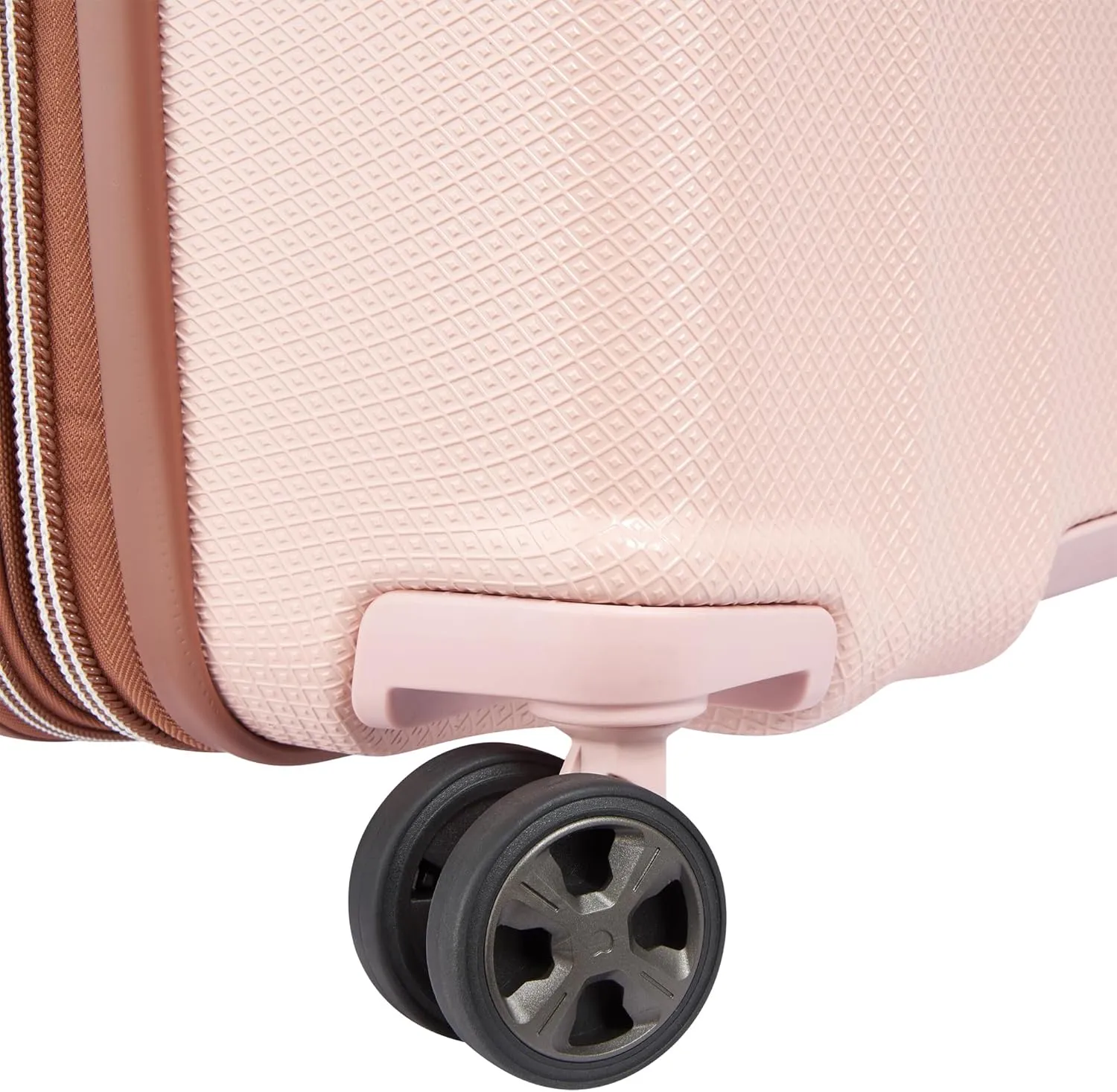DELSEY PARIS St. Tropez Hardside Expandable Luggage with Spinner Wheels, Pink, Carry-on 21 Inch