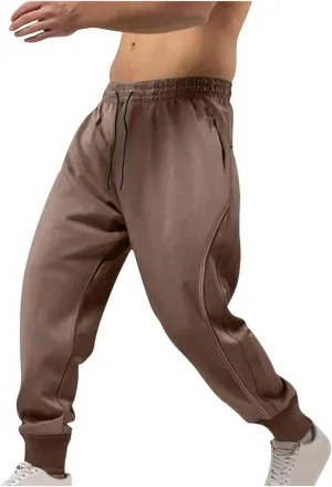 Designer Loose Jogger Drawstring Sweatpants with Pockets Tapered Leg Jogging Running Workout Pants Y2K Streetwear