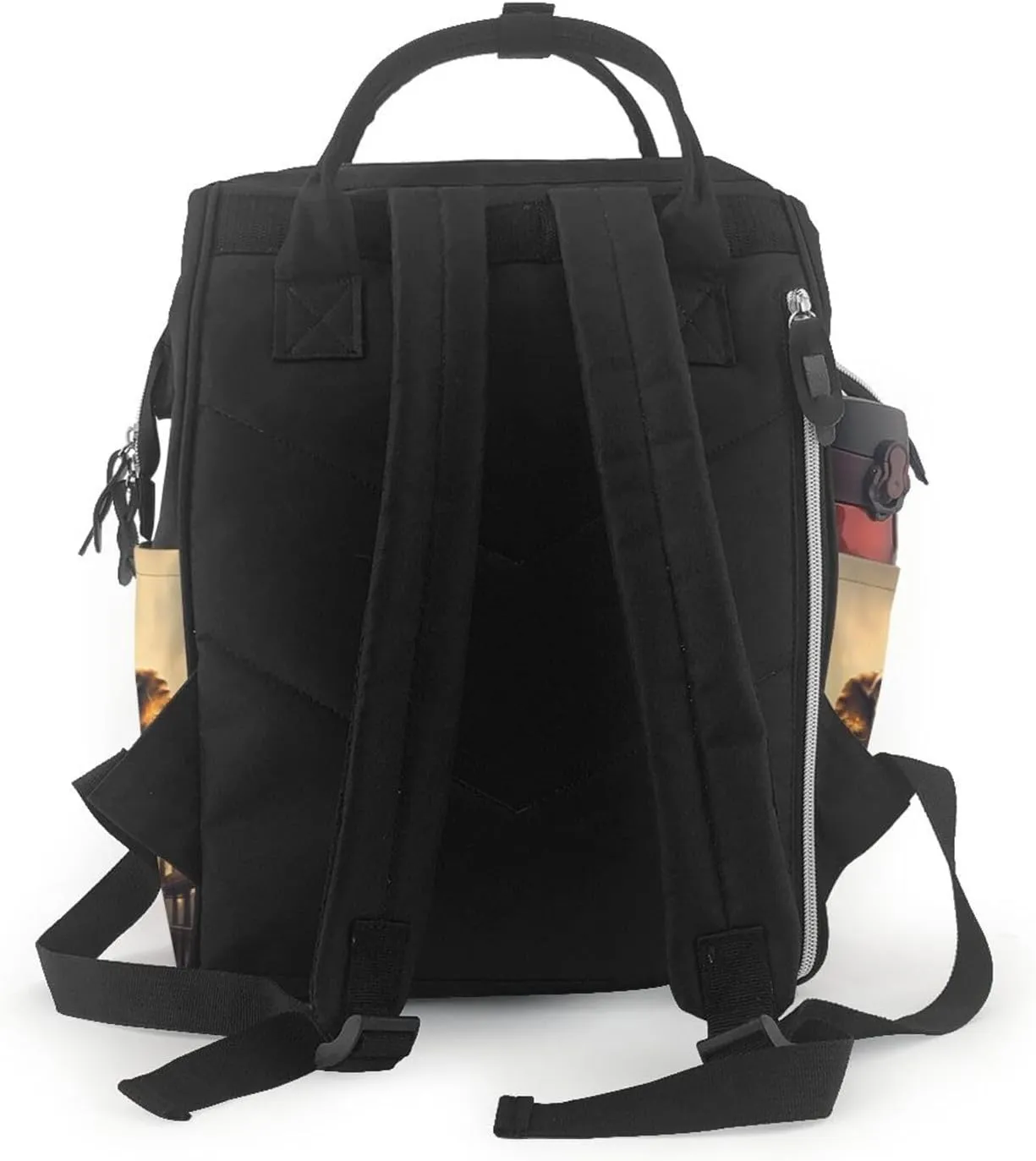 Diaper Bag Backpack Elephant On A Bridge Nappy Backpack Maternity Baby Nappy Bag Changing Bags for Travel