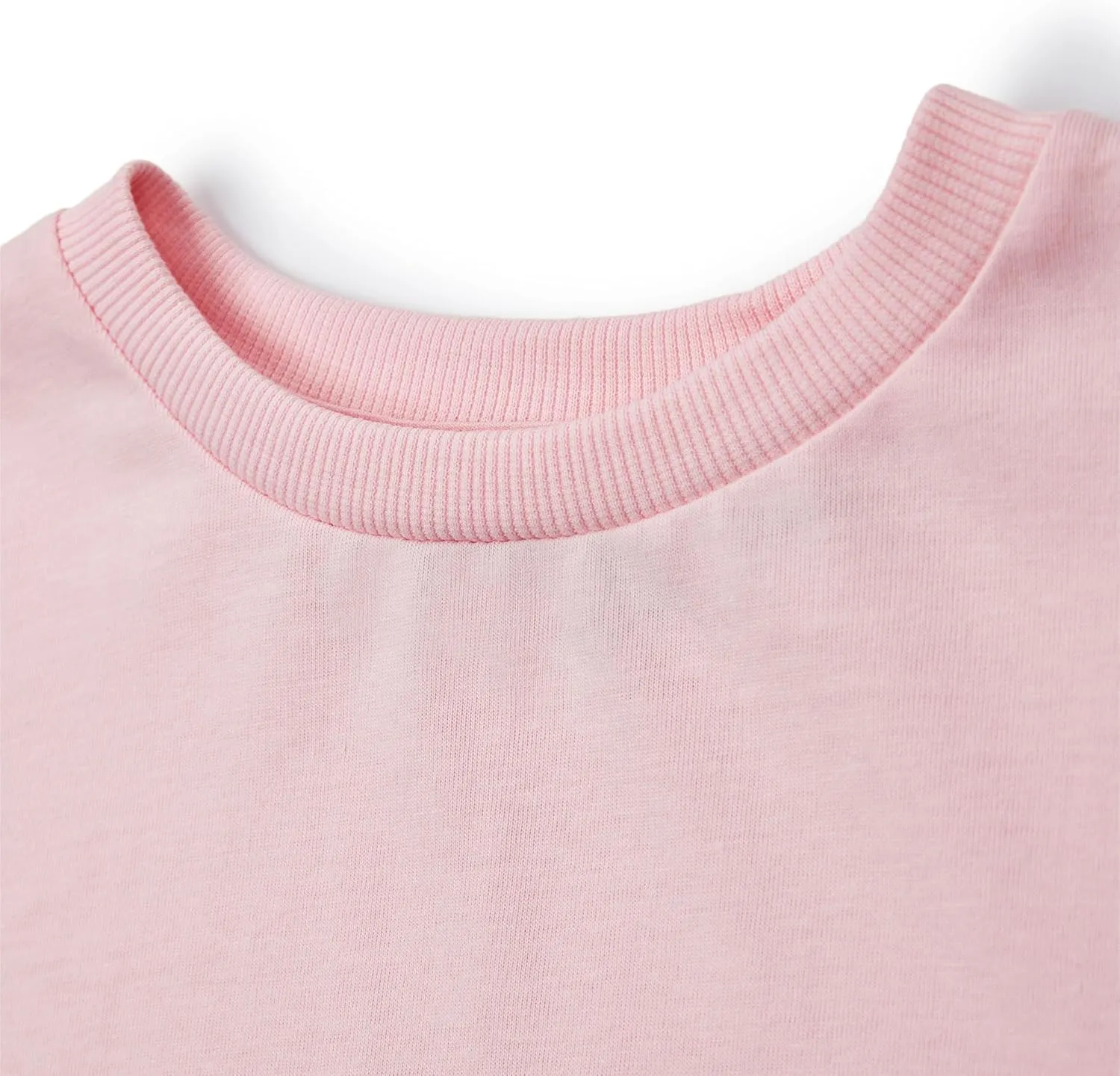 Disney Lilo & Stitch Girls Pink Short Sleeved T-Shirt | Angel Graphic Tee for Kids | Cute Stitch Character Top