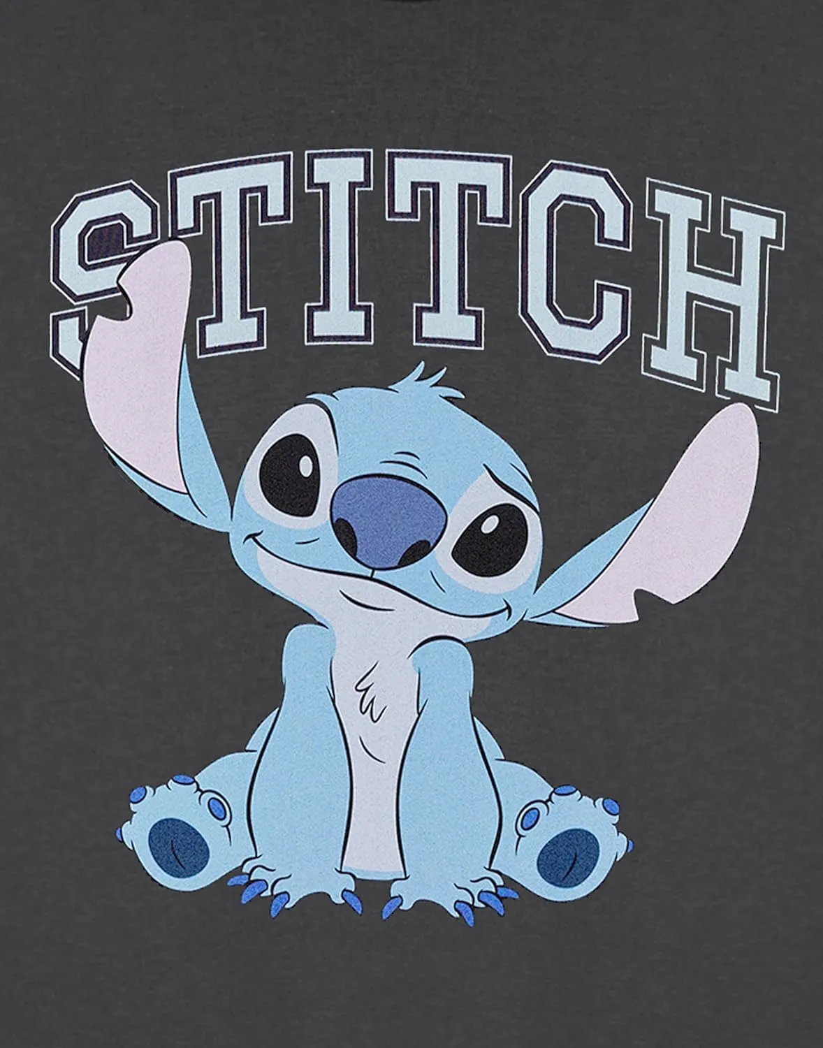 Disney Stitch Womens Cropped Top Short Sleeve Graphic Tee Apparel | Lilo & Stitch Movie Merchandise Gift for Adults & Teens