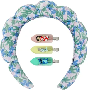 Disney's Lilo & Stitch Hair Clips and Headband 4-Piece Hair Accessories Set