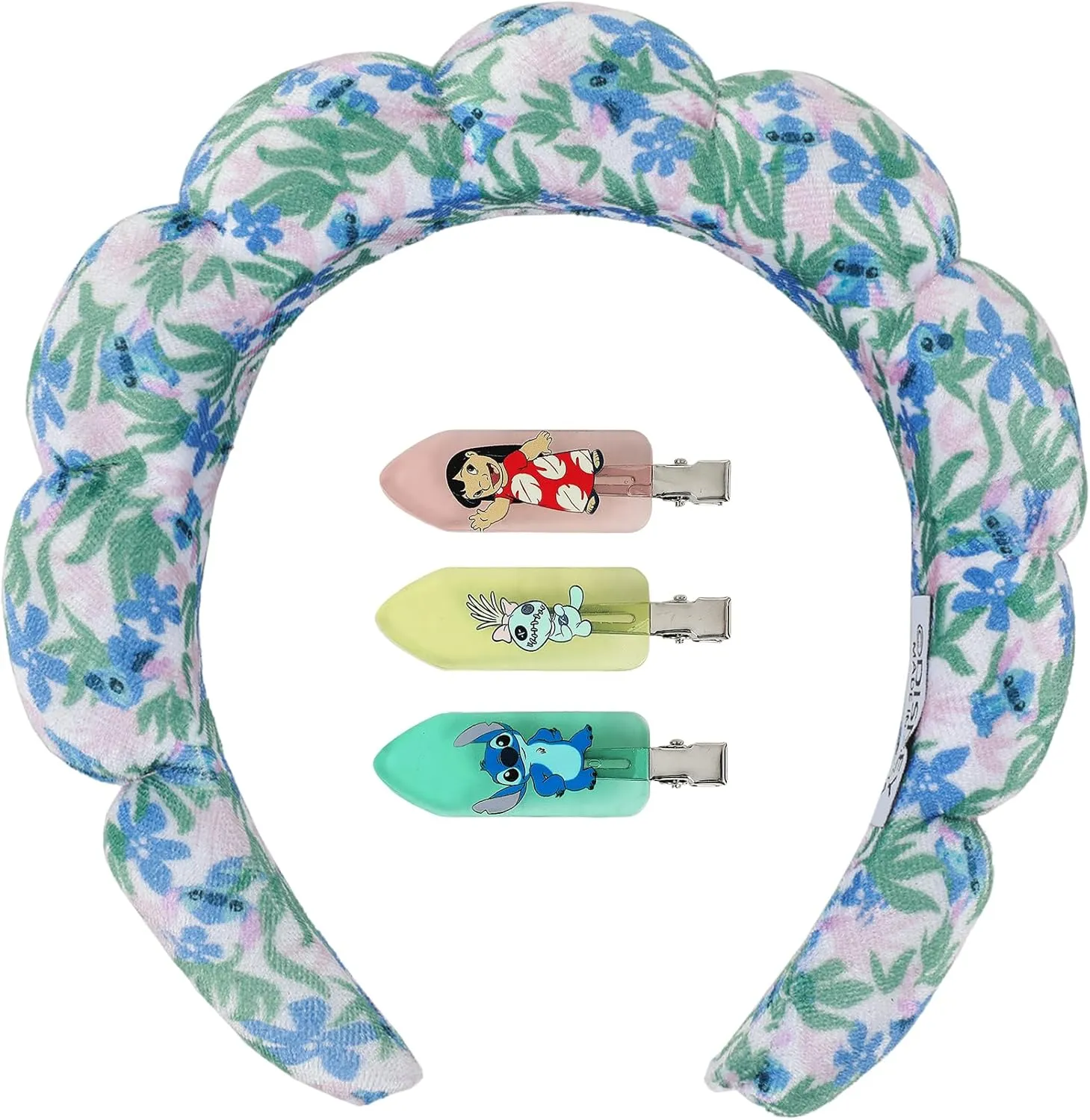 Disney's Lilo & Stitch Hair Clips and Headband 4-Piece Hair Accessories Set