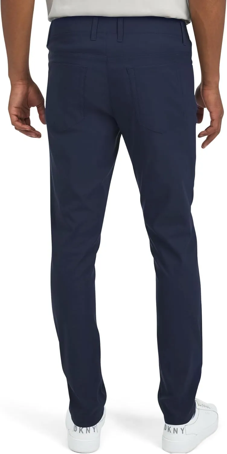 DKNY Mens Lightweight Travel Pants for Men- Skinny Fit Performance Tech Hiking Pants for Men | Business Casual Mens Work Pant