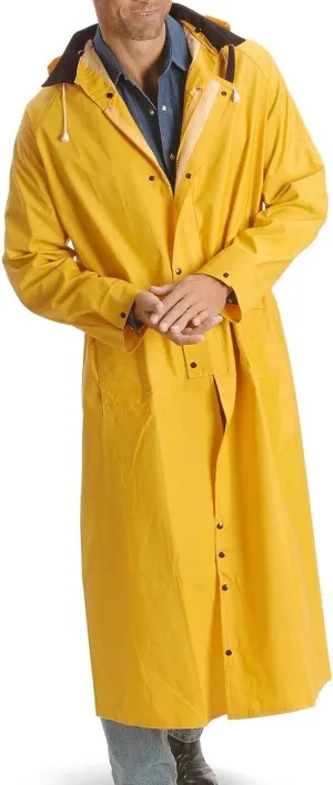 Double-s Men's Saddle Slicker Adult Rain Coat
