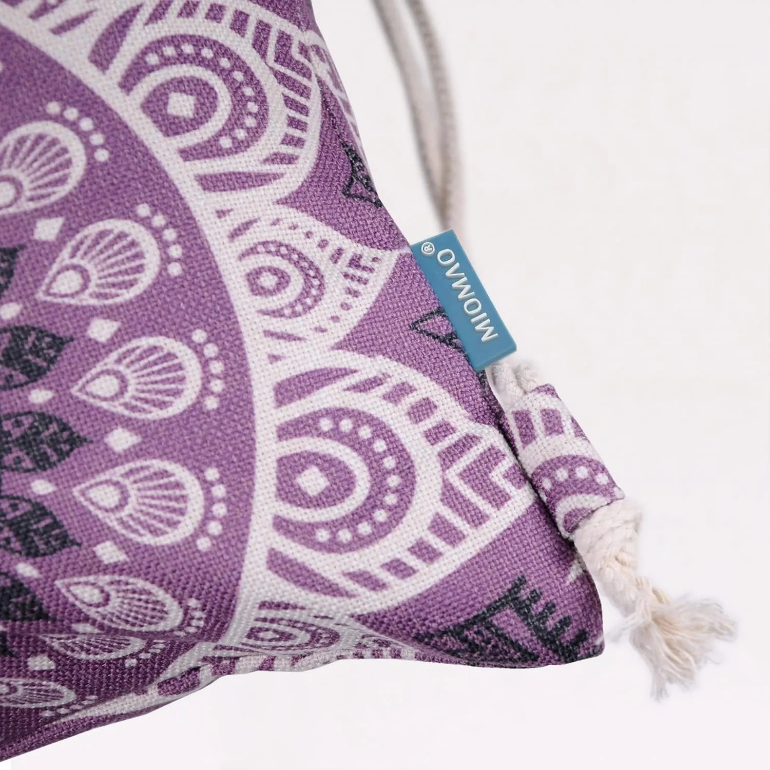 Drawstring Backpack Mandala Style String Bag Canvas Beach Sport Daypack