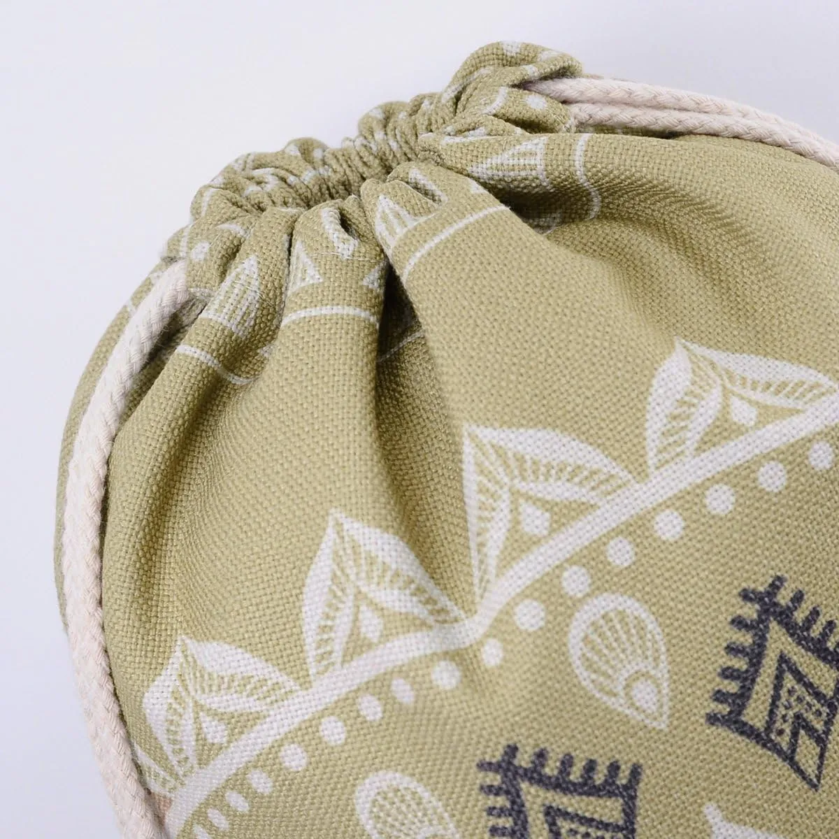 Drawstring Backpack Mandala Style String Bag Canvas Beach Sport Daypack