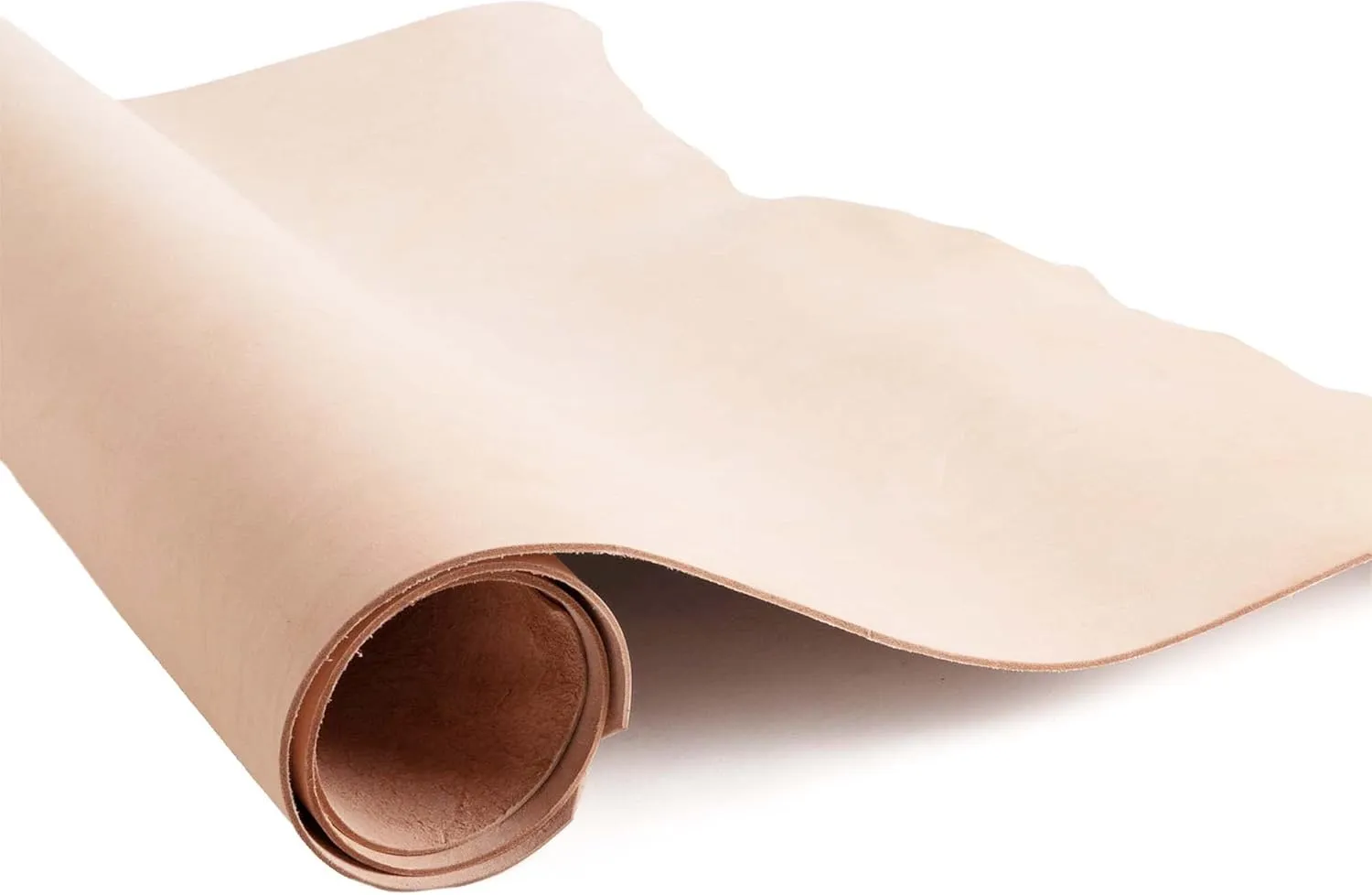 ELW 8-9 oz (3.2-3.6mm) Thickness Weight Pre-Cut 4-6 SQ FT Vegetable Tanned Leather Cowhide Grade AB Full Grain Leather for Tooling, Carving, Engraving, Molding, Embossing, Stamping, & Dyeing