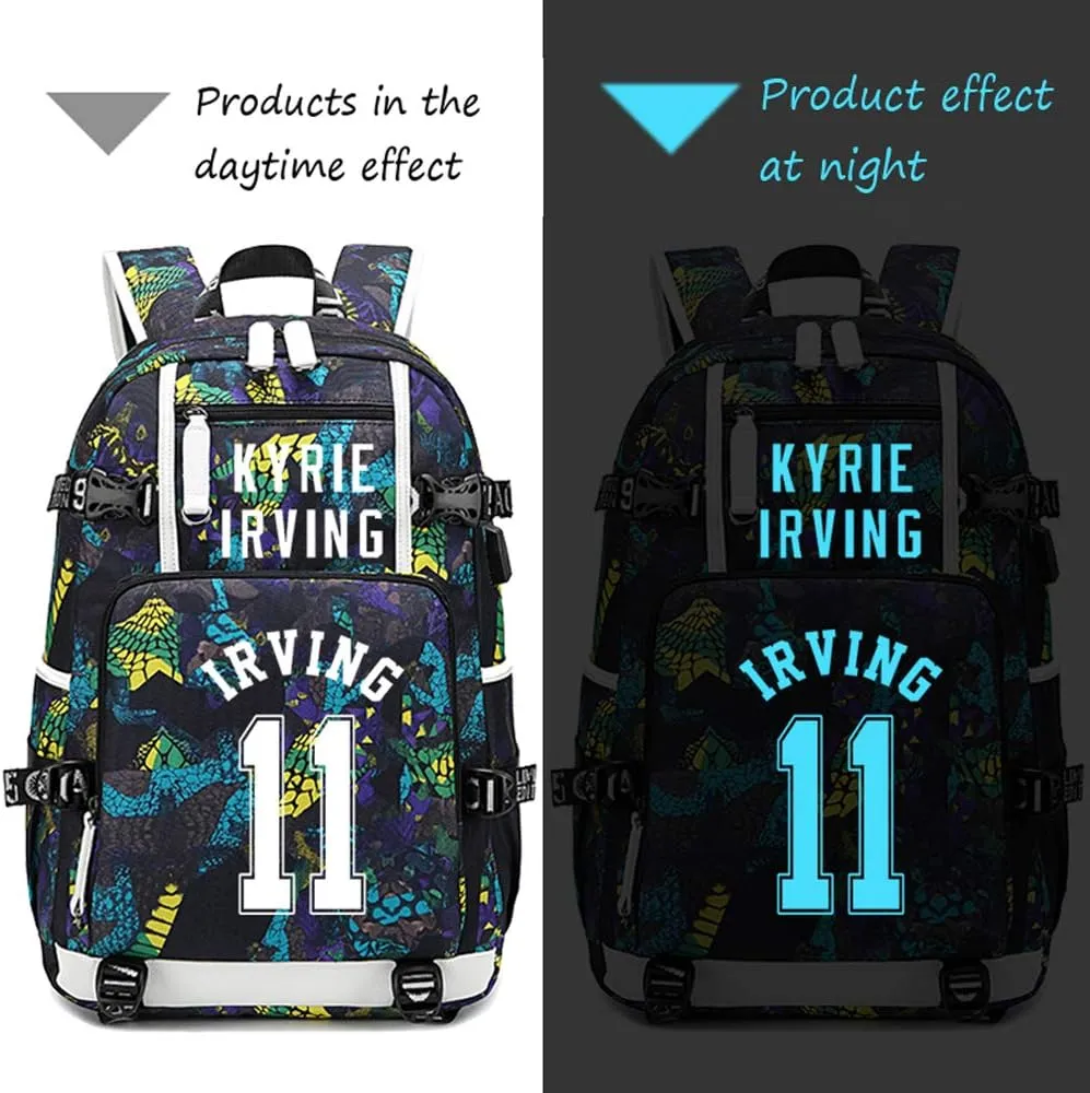 FANwenfeng Basketball Player 11 Luminous Backpack Travel Daypacks Fans Bag (Style 2)