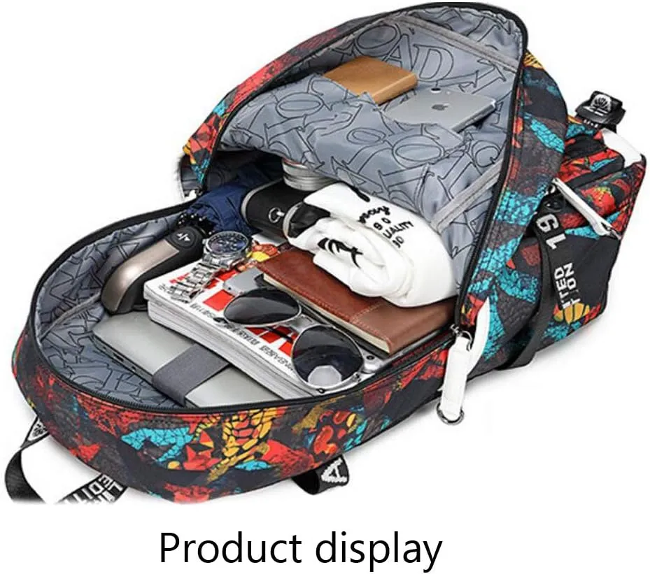 FANwenfeng Basketball Player 11 Luminous Backpack Travel Daypacks Fans Bag (Style 2)