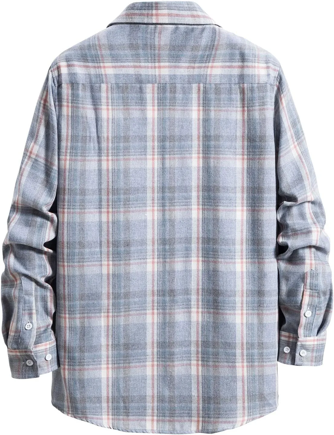 Flannel Shirt for Men Casual 2024 Coat Drawstring Pocket Pants Set Flannel Shirt for Men Sherpa Flannel Shirt Jacket