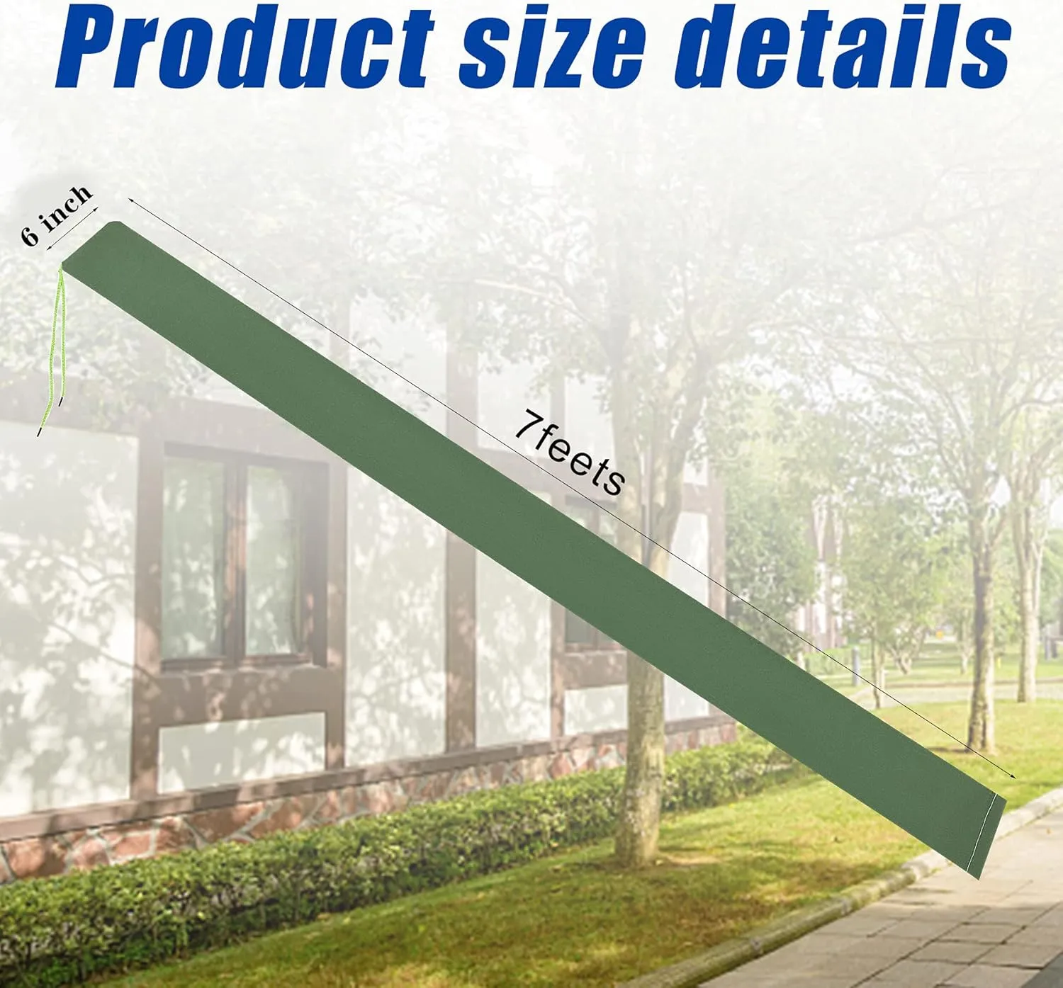 Flood Water Barrier Sandbags Long Canvas Sandbags Flood Protection Thickened Reusable Sand Bags - Flood Barrier for Rain Water Control Flood Hurricane Doors Windows…