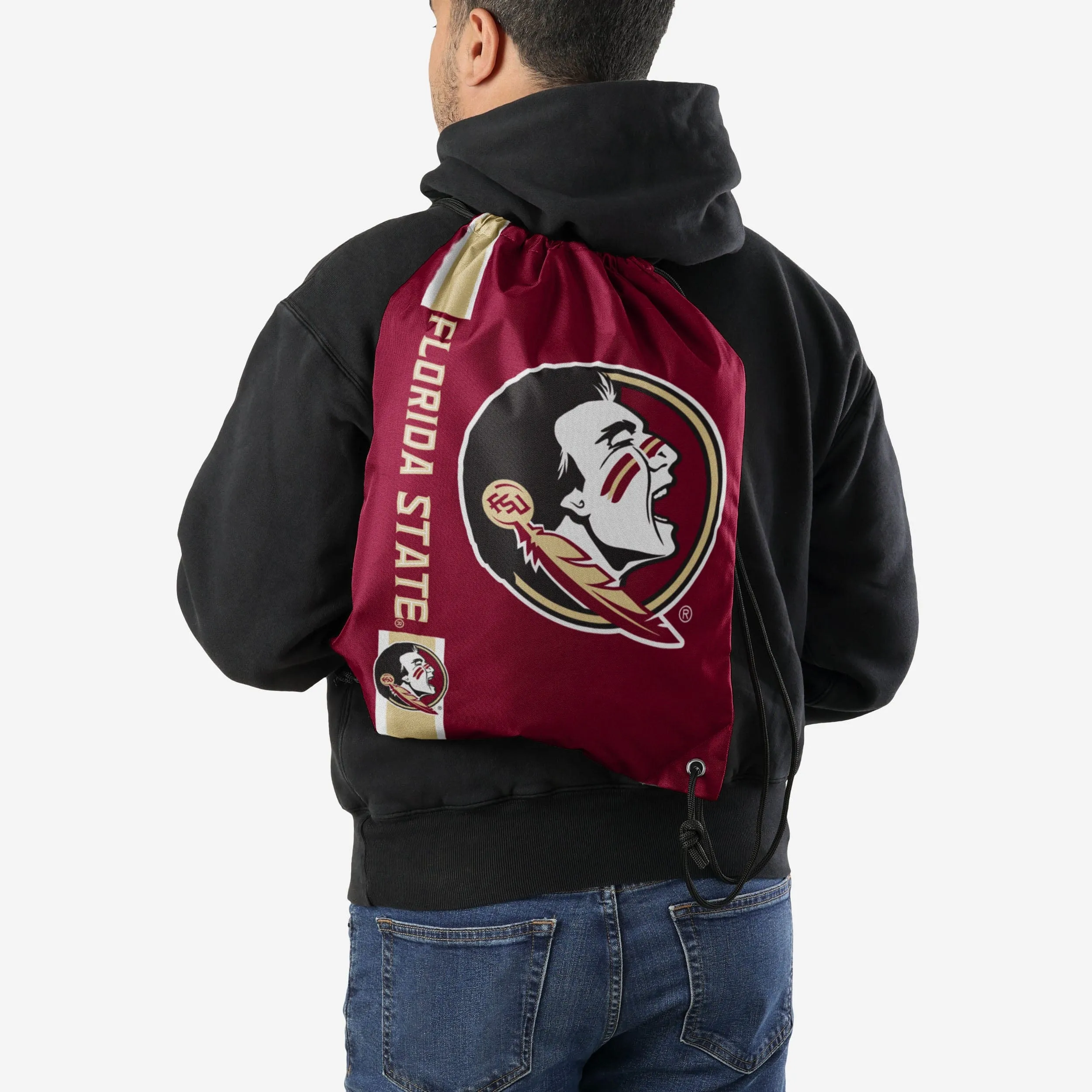Florida State Seminoles Big Logo Drawstring Backpack