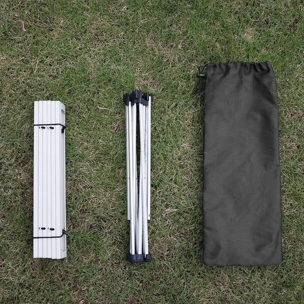 Folding Table, Portable Camping Table, Outdoor Table, Folding Picnic Table, Beach Table, Ultralight Aluminum Folding Beach Table, for Outdoor Cooking, Picnic, Camp, Travel