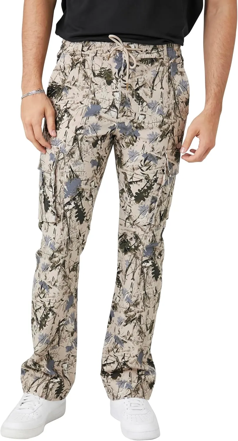 Forever 21 mens Slim-fit Camo Print Cargo Pants