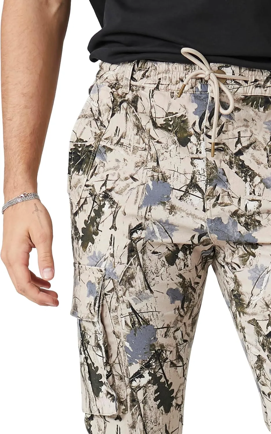 Forever 21 mens Slim-fit Camo Print Cargo Pants