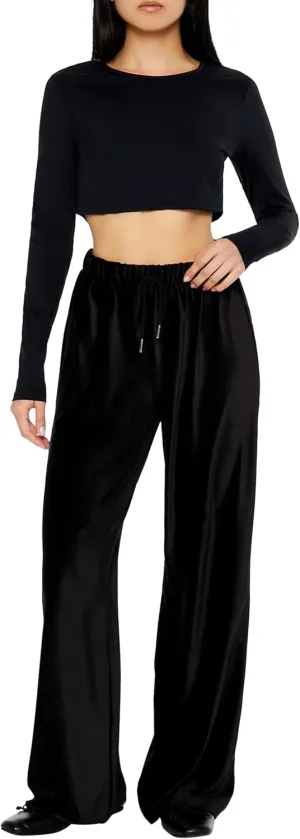 Forever 21 Women's Corduroy High-Rise Wide-Leg Pants