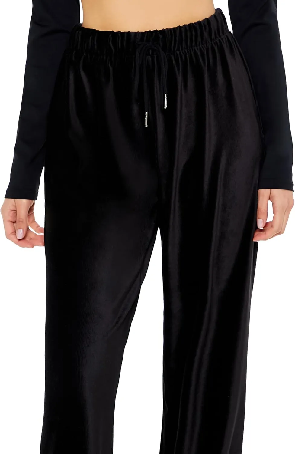 Forever 21 Women's Corduroy High-Rise Wide-Leg Pants