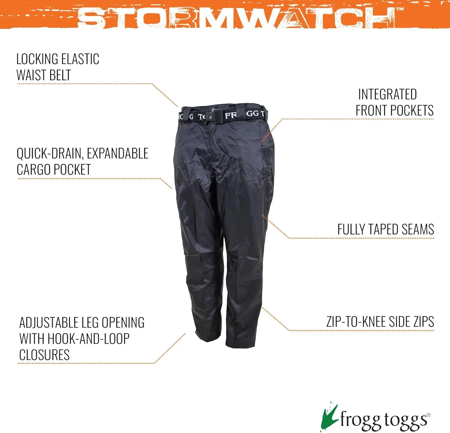 Frogg Toggs Men's Stormwatch Waterproof Pant