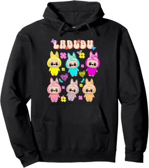 Funny Labubu Lover Cute Labubu The Monsters Women Girl Pullover Hoodie