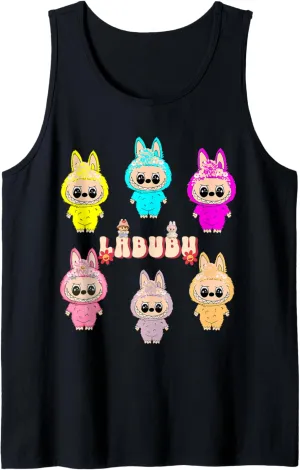 Funny Labubu Lover Cute Labubu The Monsters Women Tank Top