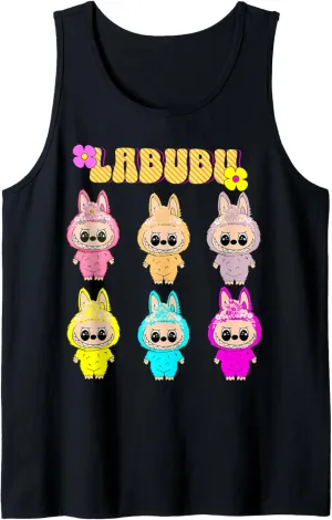 Funny Labubu Lover Cute Labubu The Monsters Women Tank Top