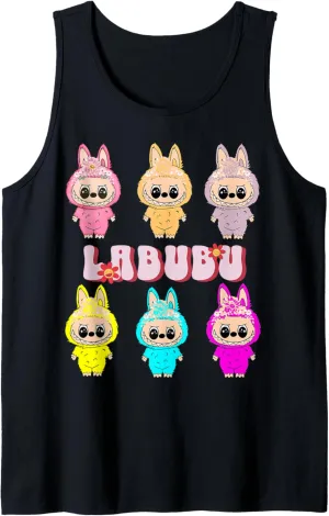 Funny Labubu Lover Cute Labubu The Monsters Women Tank Top