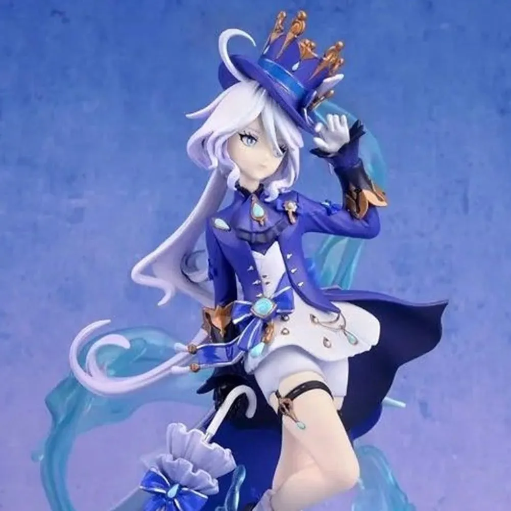 Furina Figure Furina Look Up Action Figure Cartoon Girl Anime Collectible Desktop Ornaments