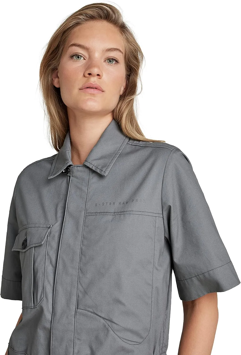 G-STAR womens Army Short Sleeve Jumpsuit