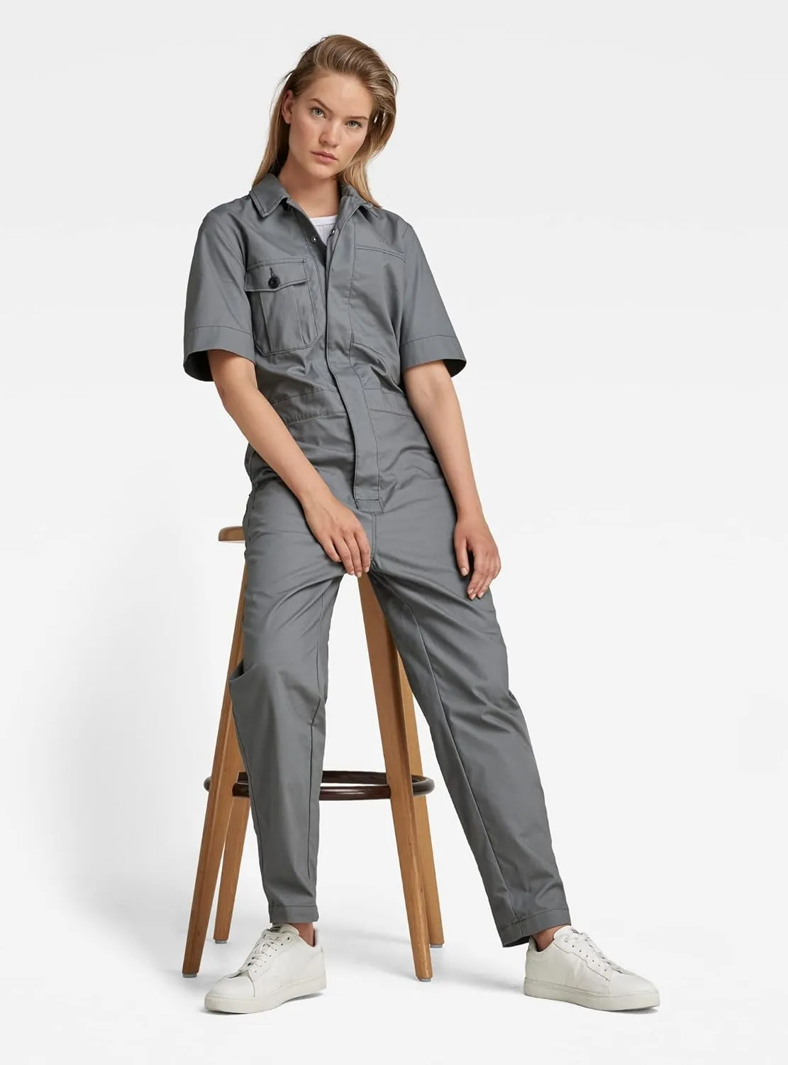 G-STAR womens Army Short Sleeve Jumpsuit