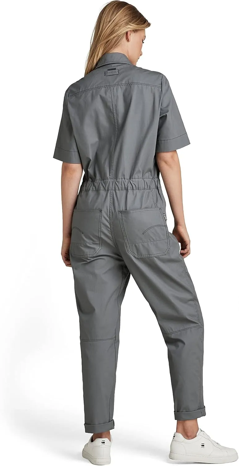 G-STAR womens Army Short Sleeve Jumpsuit