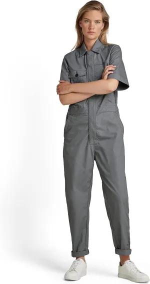 G-STAR womens Army Short Sleeve Jumpsuit