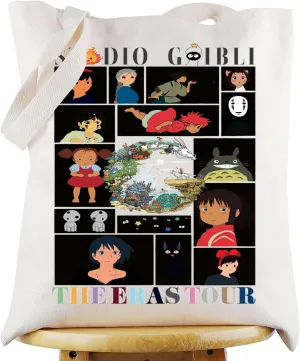 G2TUP No Face & Chihiro Tote Bag Japanese Anime Lovers Gift Anime Character Lovers Shoulder Bag Cartoon Movie Merch