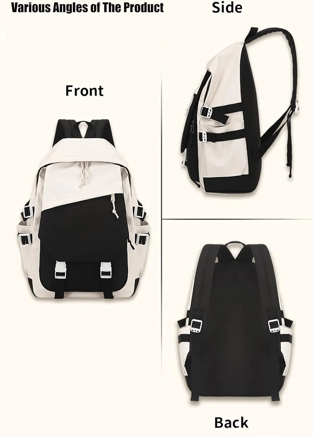 Genshin Impact Backpack Aloy Backpack Printed Laptop Bookbag 17" Large Capacity Travel BackPack With Gift