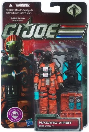 G.I. Joe 30th Anniversary 3 3/4 Inch Action Figure Hazard Viper Toxin Specialist