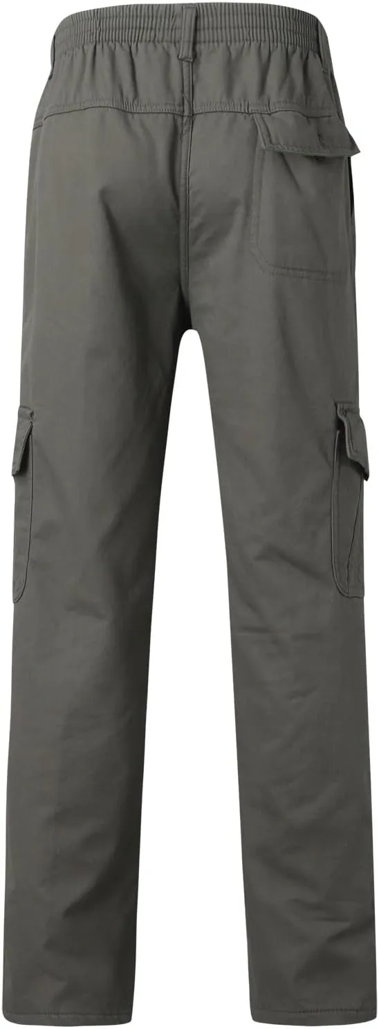 GIERIDUC Men Outdoor Cargo Pant Best Travel Pants for Long Flights Men's Mens Long Underwear Pants Mens Khaki Pants Outdoor