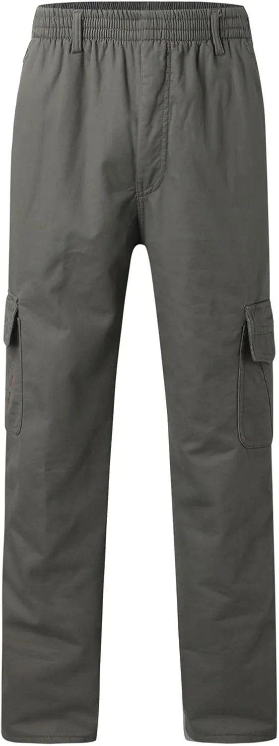 GIERIDUC Men Outdoor Cargo Pant Best Travel Pants for Long Flights Men's Mens Long Underwear Pants Mens Khaki Pants Outdoor
