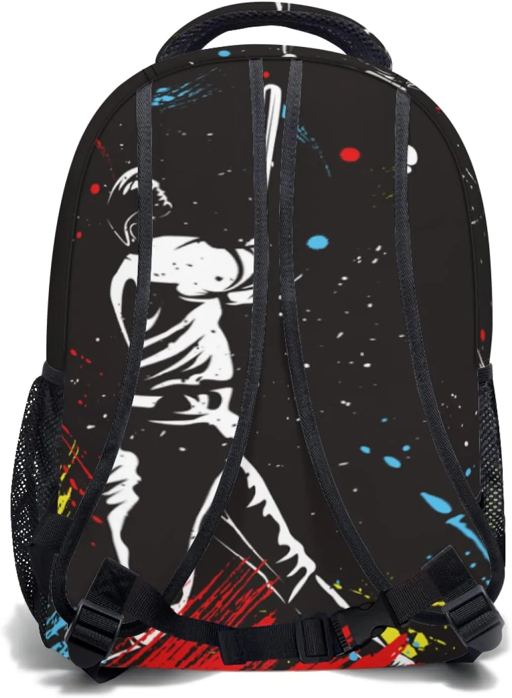 Giwawa Baseball Kids Backpacks, Sports Print School Bags Daypacks for Boys Girls Women Men Students Travel Laptop, Adjustable Shoulder Strap & Multiple Pockets Bookbag