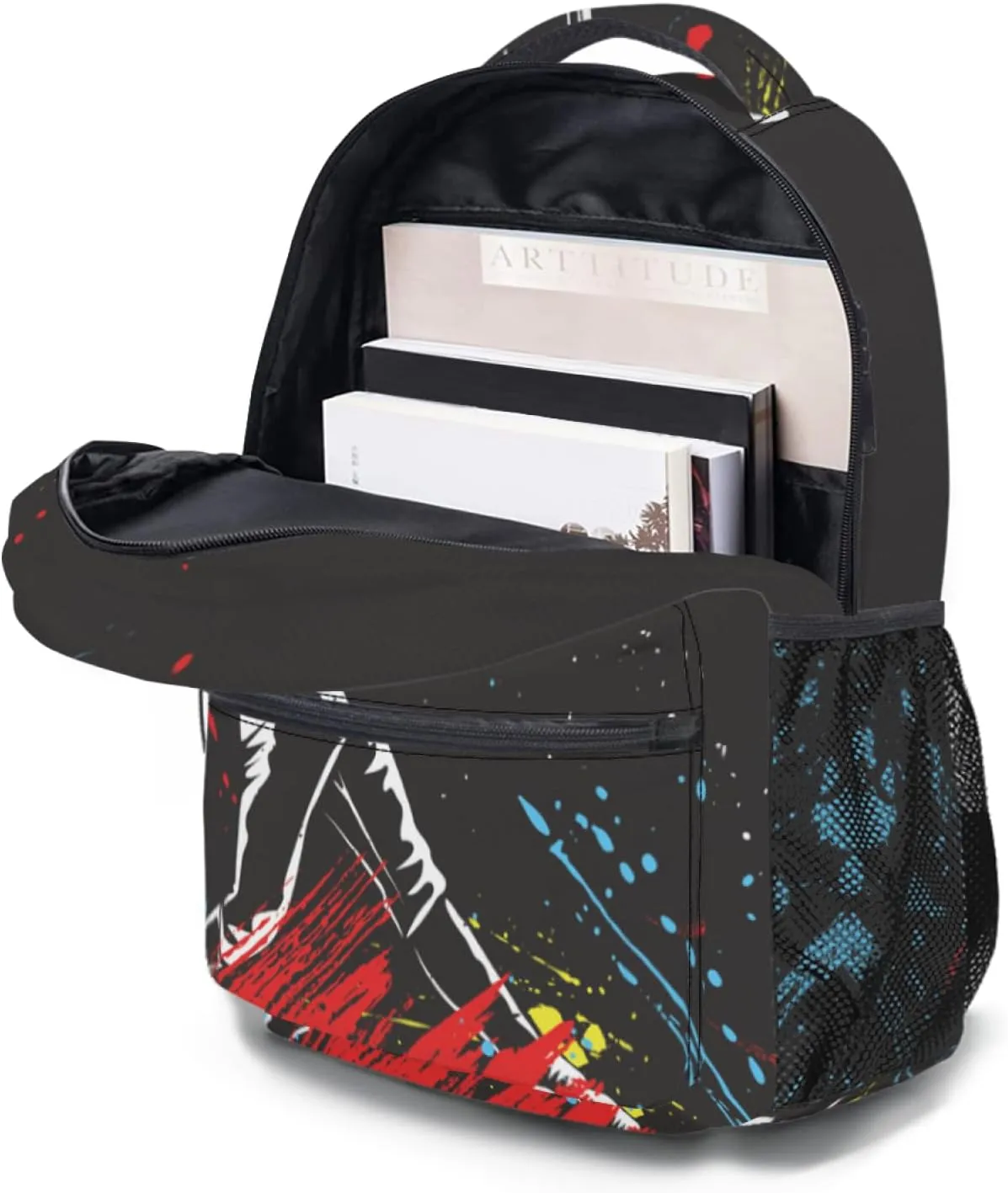 Giwawa Baseball Kids Backpacks, Sports Print School Bags Daypacks for Boys Girls Women Men Students Travel Laptop, Adjustable Shoulder Strap & Multiple Pockets Bookbag