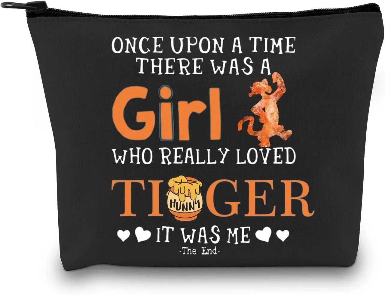 GJTIM Tiger Cartoon Character Gift There Was Who Really Loved Tiger Bag for Fans (Loved Tiger CB)