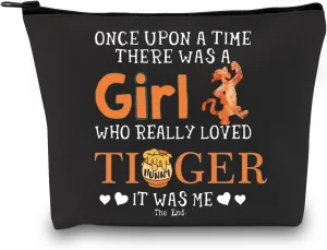 GJTIM Tiger Cartoon Character Gift There Was Who Really Loved Tiger Bag for Fans (Loved Tiger CB)