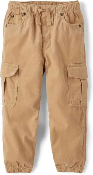 Gymboree Boys' and Toddler Corduroy Cargo Jogger Pants