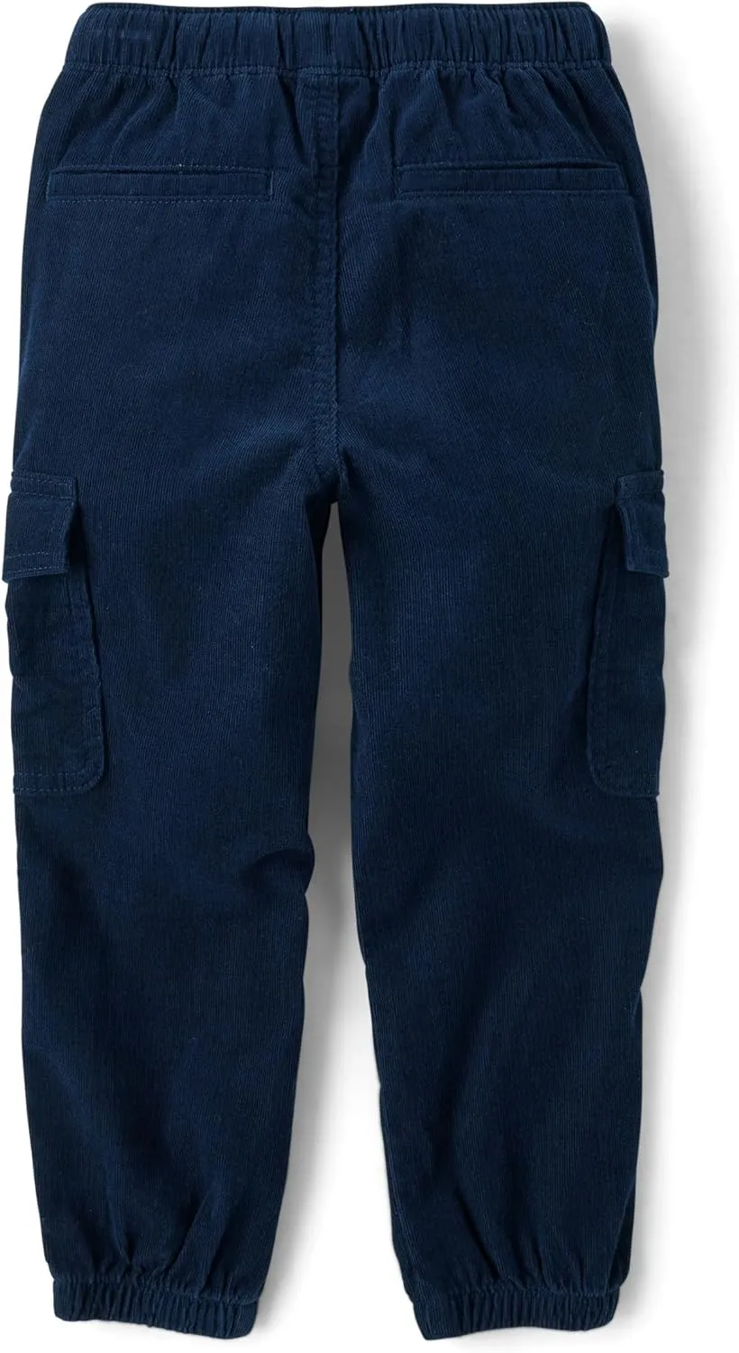 Gymboree Boys' and Toddler Corduroy Cargo Jogger Pants