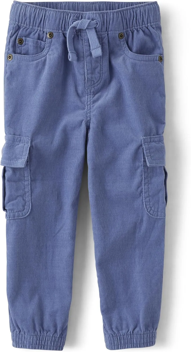Gymboree Boys' and Toddler Corduroy Cargo Jogger Pants
