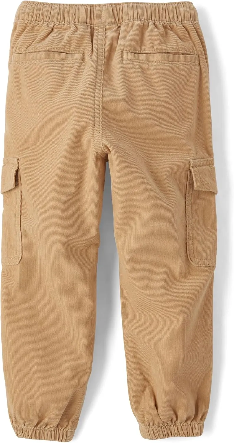 Gymboree Boys' and Toddler Corduroy Cargo Jogger Pants