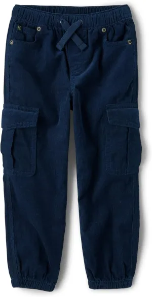 Gymboree Boys' and Toddler Corduroy Cargo Jogger Pants
