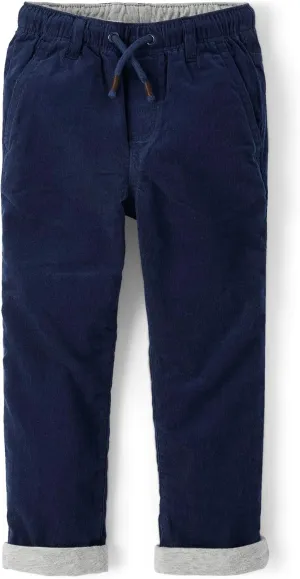 Gymboree Boys' and Toddler Pull on Corduroy Roll Cuff Pants
